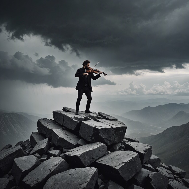 Imagine an electric violinist, standing on a windswept cliff under stormy skies, playing furiously as waves crash below. The soundtrack transposes you back to an era of strife and valor, merging the ancient with the modern in a storm of melodic fervor.