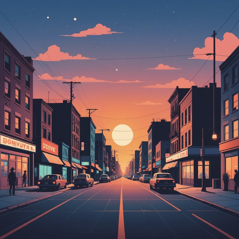 Imagine cruising through a digital cityscape where the music captures the pulse of neon lights and the hustle of electronic life. Energetic and full of optimism, this high paced track uses rapid beats and flowing melodies to bring the vibe of a never sleeping city to anyone who listens.