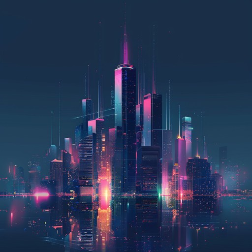 Transport yourself to neon lit realms with nostalgic synths, as melodies gently cradle forgotten memories in a lush, reflective soundscape.