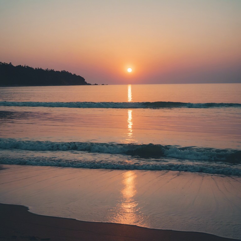 Imagine sitting by the ocean, the soft sound of waves complementing the mellow tunes played on a steel drum, invoking a sense of calm and relaxation as the sun sets over sandy shores.