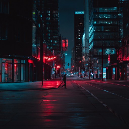 An instrumental track blending dance rhythms with a melancholic atmosphere, capturing the feeling of solitude amidst a bustling city nightlife. Ethereal synths and a steady beat create a poignant, yet danceable soundscape.