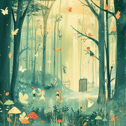 Discover an enchanting forest where gentle melodies guide children's imaginations on a whimsical adventure. Soft, soothing tones blend with ambient soundscapes to create a serene environment perfect for relaxation and creative play. Ideal for bedtime stories, nap time, or quiet moments. Let your little ones drift into a magical world where gentle sounds evoke dreams of fairies, woodland creatures, and endless possibilities.