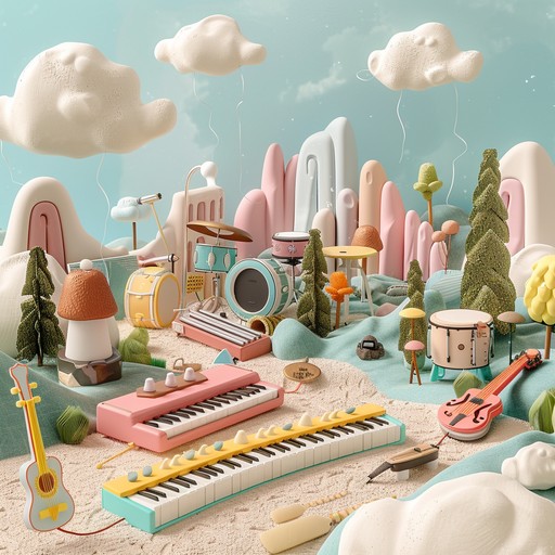 Transport listeners to a dreamland where music boxes and soft synths create a playful, gentle atmosphere. Perfect for relaxing or nostalgic moments.