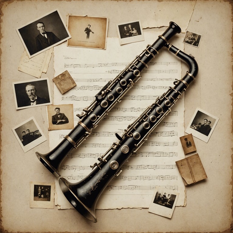 This track embodies the soulful essence of jewish history, interwoven with bittersweet memories and sentiments expressed through the resonant tones of a clarinet. The music portrays a journey through time, touching upon ancestral whispers and the profound depths of cultural legacy.