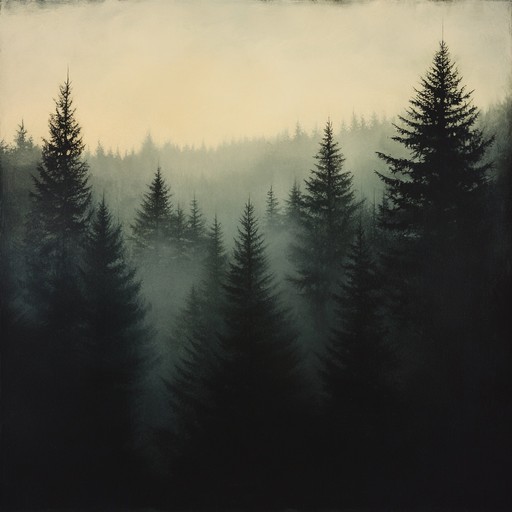 A deeply evocative instrumental piece that channels the haunting beauty of twilight in a dark, secluded forest. The guitar strings pluck with a sorrowful grace, weaving through the ethereal atmosphere with a sense of longing and introspection. Subtle percussive elements add a grim yet enchanting texture, creating a melancholic yet beautiful tapestry.