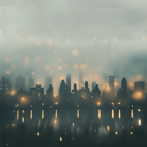 A captivating fusion of soulful saxophone and atmospheric synths, evoking the essence of a romantic urban night. The harmonious interplay creates a tranquil and dreamy ambiance, reminiscent of a peaceful evening stroll through city streets.