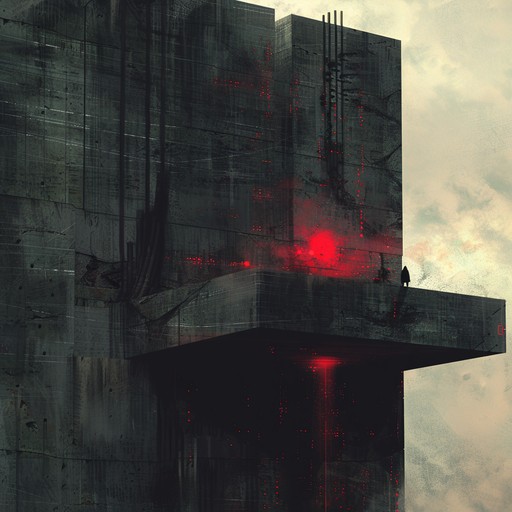 A dark, ominous instrumental track that evokes the feeling of being watched and controlled by an authoritarian government. The music builds tension with layers of eerie synths, pulsating basslines, and haunting orchestral elements, creating an atmosphere of fear and paranoia.