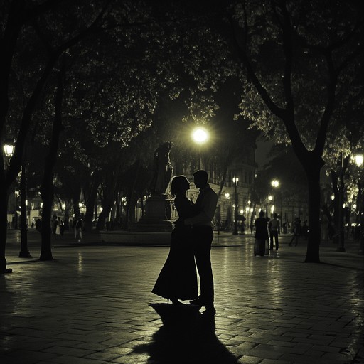 This composition captures the soul of buenos aires nightlife, featuring an intimate tango where nostalgic melodies intertwine with the vibrant energy of a bustling city under the moonlight. A dance of passion and longing, each note invites the listener into the depths of heartfelt emotion, reflecting tales of love and life carried through the breeze of a south american evening.