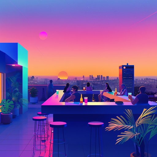 A soothing blend of smooth melodies and gentle house beats, perfect for lazy summer evenings on a rooftop. This track ensures a serene and laid back atmosphere while maintaining a vibrant rhythm. The mellow house grooves, combined with calming synth sounds, create an ideal setting for unwinding and enjoying the sunset.