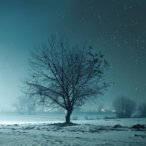 An instrumental track that captures the essence of a quiet snow-filled night, with minimalistic soundscapes and gentle melodic touches that evoke a sense of peace and isolation.