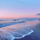 serene beachside atmosphere with twilight, smooth house chill