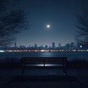 an elegant lofi instrumental evoking nighttime reflections in city