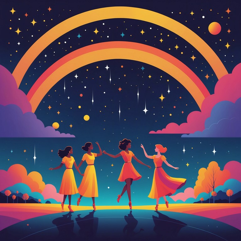 This track combines the enthusiastic energy of traditional cumbia with a modern, euphoric twist. The soundscape is designed to make the listener feel like they are part of a lively festival under an open sky, where rhythms drive away all worries and bring together people of all walks of life. The song uses traditional instruments with an upbeat tempo, emphasizing rhythmic synchronicity and infectious joy.