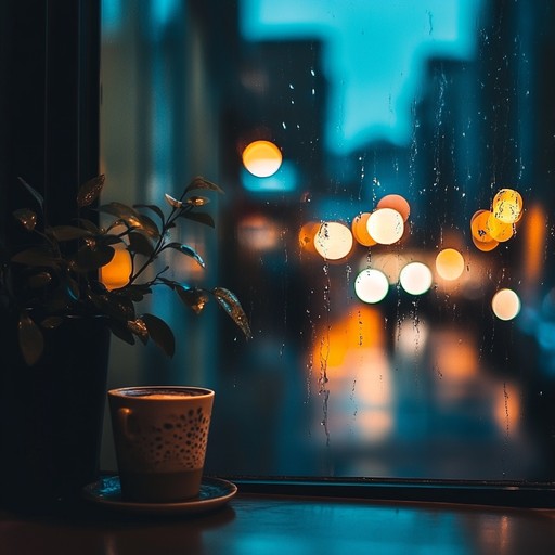 This piece delves into the bittersweet reflection on urban life, using a piano to evoke gentle waves of nostalgia amidst the rhythmic backdrop of lo fi hip hop beats. It paints a picture of quiet city corners soaked in rain and memories.