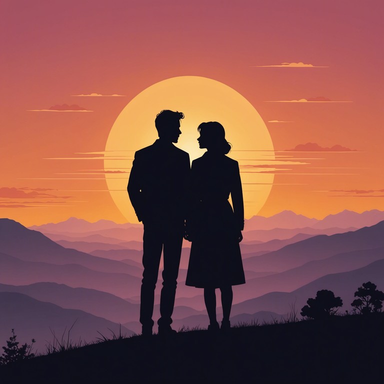 This song features energizing piano melodies intertwined with soft synthesizer chords to create an uplifting and romantic atmosphere. The dynamic rises gradually, culminating in a powerful crescendo that echoes the feeling of hearts joyously soaring. Perfect for an inspirational love story or a romantic evening backdrop.