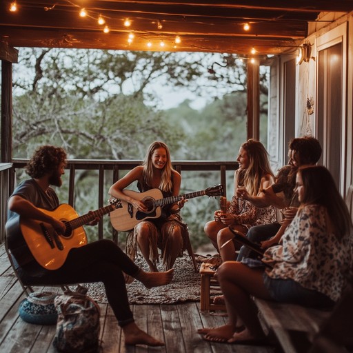 A lively country instrumental with playful guitar and bouncy rhythms. Perfect for evoking the joys of summer days spent on the porch with friends and family, this tune brings a sense of carefree fun and outdoor gatherings.