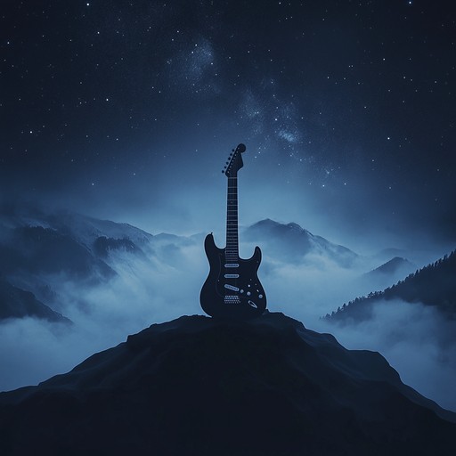 An instrumental smooth heavy metal track that seamlessly fuses powerful guitar riffs with serene, melodic passages, creating an atmospheric and emotive soundscape that captivates the listener