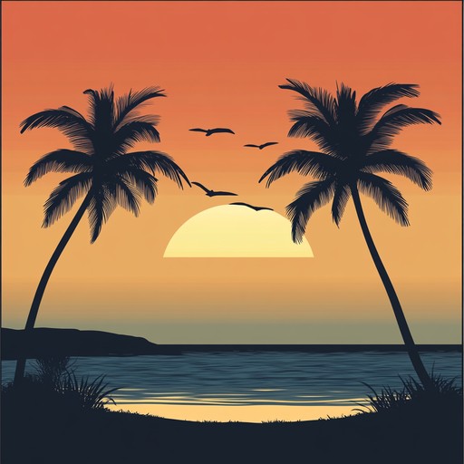 Imagine a warm sunset over the beach with laid back guitar riffs accompanied by funky bass lines and soft drum beats. This track would be perfect for an evening chill out session or a cool drive along the coast.