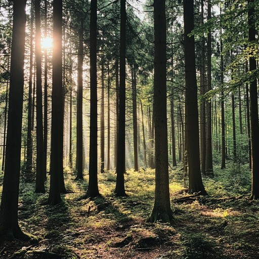 Imagine a soft, enveloping sound that transports you to a tranquil, ancient forest, where dappled sunlight gently filters through a high canopy and the distant call of birds merges with the rustle of leaves. This composition captures the essence of nature's calm, using ambient sounds to create a peaceful retreat from the busyness of everyday life.