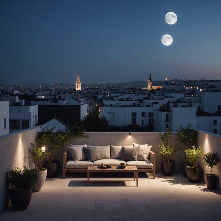 Envision the soft sounds of a synthesizer that simulate the whisper of the night under a moonlit sky, creating waves of calm and solace. It's an intimate journey through sound, designed to relax and evoke a sense of comfort and inspiration.