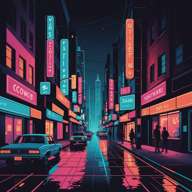 Imagine strolling through a neon lit cityscape where every street corner echoes a blend of playful beats and urban sophistication. This track uses rhythmic nuances to portray a whimsical yet edgy night walk through an imaginary metropolis.