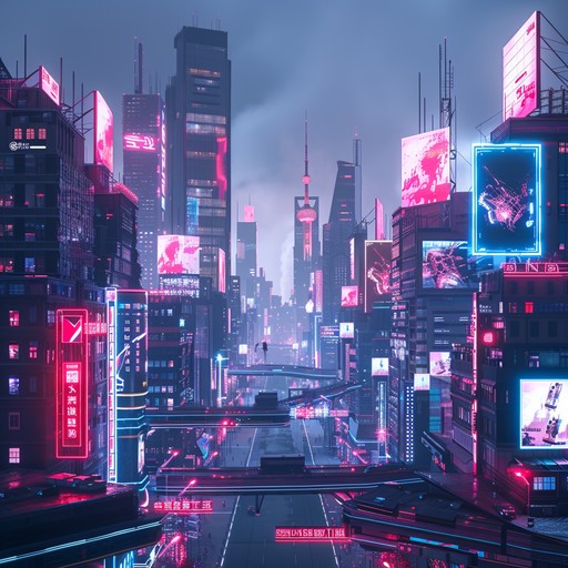 A powerful instrumental featuring intense synthetic rhythms and futuristic electronic soundscapes. It paints a sonic picture of a neon drenched cyberpunk city where technology and humanity collide.