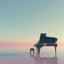 elegant jazz piano evoking contemplative evening reflections.