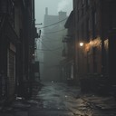 eerie beats reverberate through shadowy city alleys