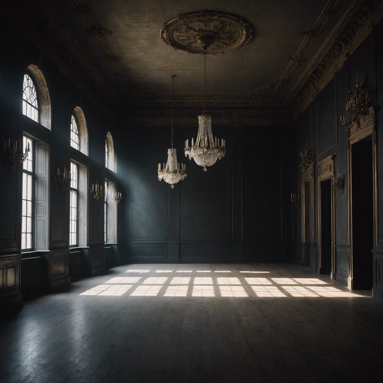 In this composition, the resonant tones of a harpsichord evoke an old, dusty chamber untouched by time, capturing the somber reflections of a person grappling with the weight of memories and history. The piece intricately weaves sadness with a touch of nobility, suggesting a bygone era of both splendor and solitude.