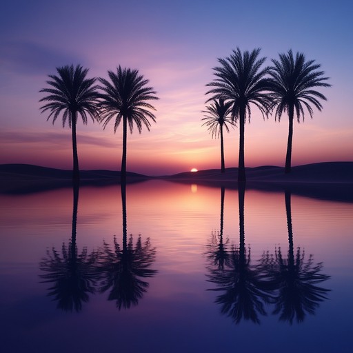 A captivating and serene instrumental piece that immerses the listener in the tranquil atmosphere of a middle eastern oasis at dusk. Crafted with evocative oud melodies and modern arrangements, the composition gently transitions from ethereal calmness to an inspiring climax, mirroring the changing hues of the evening sky over the desert.