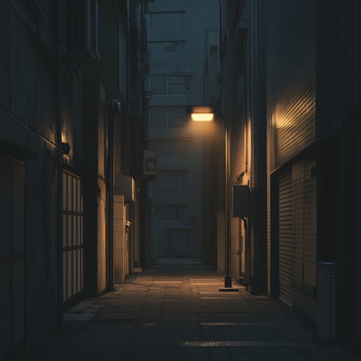 Venture into an ominous soundscape where menacing beats intertwine with eerie, glitchy electronic textures. This track captures the unsettling quiet of an empty city street at night, with pulsating rhythms and shadowy synths that evoke a sense of impending doom.