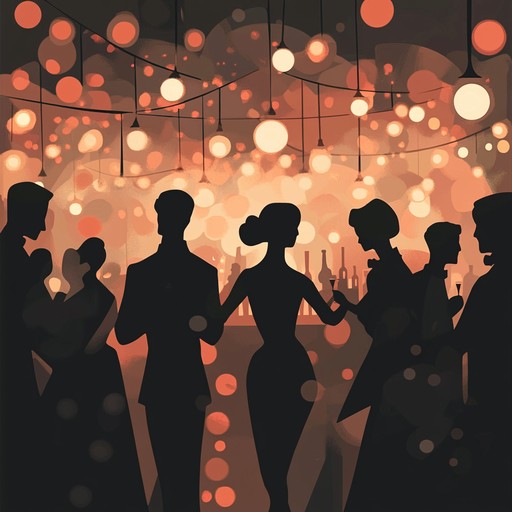 A lively and cheerful instrumental piece that captures the essence of a whimsical night at a cabaret, with sprightly melodies and quirky rhythms evoking dancing umbrellas and joyful festivities