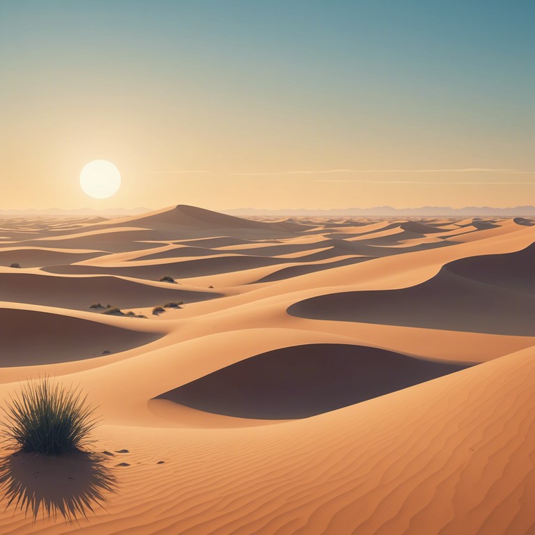 A deep, moving piece featuring the sitar as the central instrument, evoking feelings of inner peace and serenity through its slow and deliberate pace. The music captures the essence of an early morning breeze over the calm, sandy dunes of rajasthan, providing a perfect backdrop for meditation and reflection.