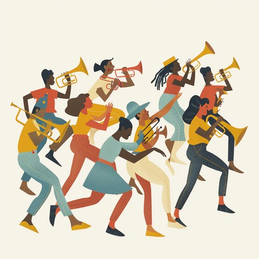 Upbeat and spirited track blending klezmer melodies with funky bass and exuberant brass sections, creating an infectious, danceable tune perfect for celebrating life and joy.