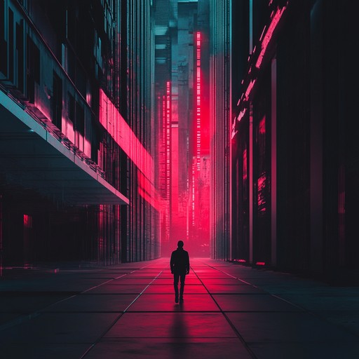 A dynamic techno composition with pulsating rhythms and echoing synths that reflect the solitude and yearning of wandering through a digital nightscape. Ambient city sounds enhance the deep, nostalgic atmosphere making it a reflective and emotionally charged listening experience.