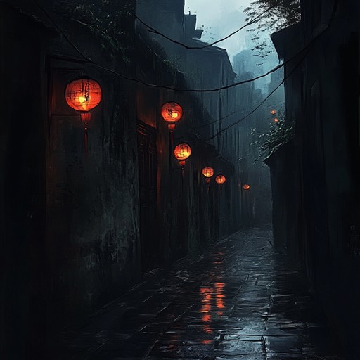 Imagine a scene of a foggy, eerie old european city, where every cobblestone and shadow seems alive with foreboding energy. This track utilizes deep, unsettling wobble bass to create an atmosphere of suspense and unease. Perfect for a scene setting in a thriller or mystery where the protagonist navigates through a dimly lit urban setting, filled with tension and impending danger.