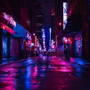 luxurious night walk with shimmering synths and silky beats