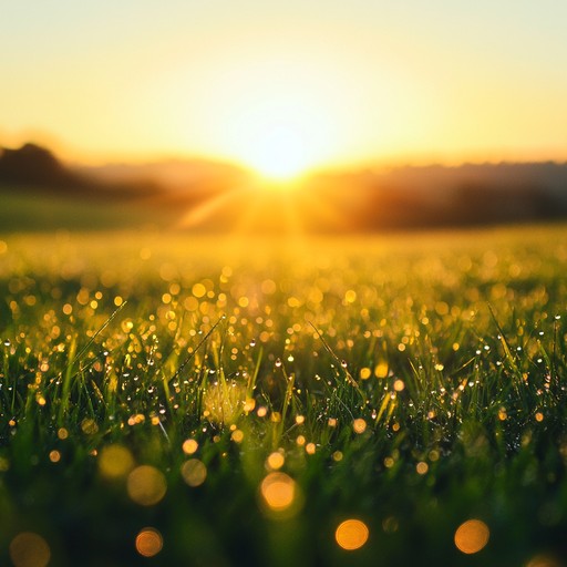 This track captures the essence of a fresh, sunny morning where dew sparkles on the grass and spirits lift with the rising sun. The music incorporates elements of nature, gradually building a sense of joy and renewal as the day begins.