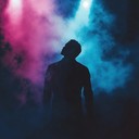 a suspenseful disco track with mysterious pulsing synth beats.