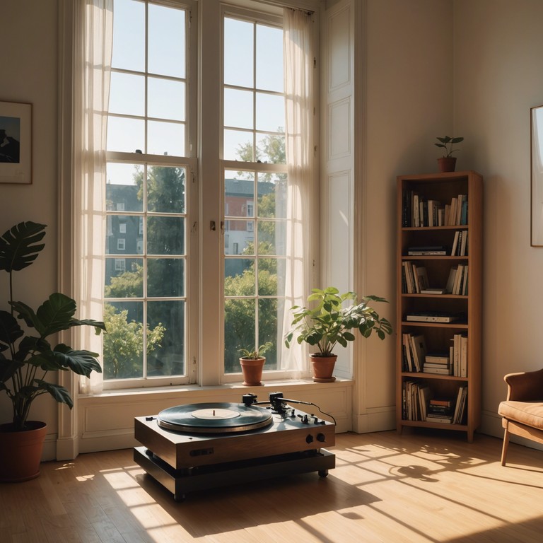A track that encapsulates the essence of a relaxed, sunny afternoon, blending nostalgic sounds with a modern chillout feel. The music revolves around a soothing electric piano melody that transports the listener to a serene, sunbathed beachside from decades past. Soft pulsating beats complement the airy synths and occasional vinyl crackles, creating a soundtrack perfect for introspection or leisure. A track that encapsulates the essence of a relaxed, sunny afternoon, blending nostalgic sounds with a modern chillout feel. The music revolves around a soothing electric piano melody that transports the listener to a serene, sunbathed beachside from decades past. Soft pulsating beats complement the airy synths and occasional vinyl crackles, creating a soundtrack perfect for introspection or leisure.