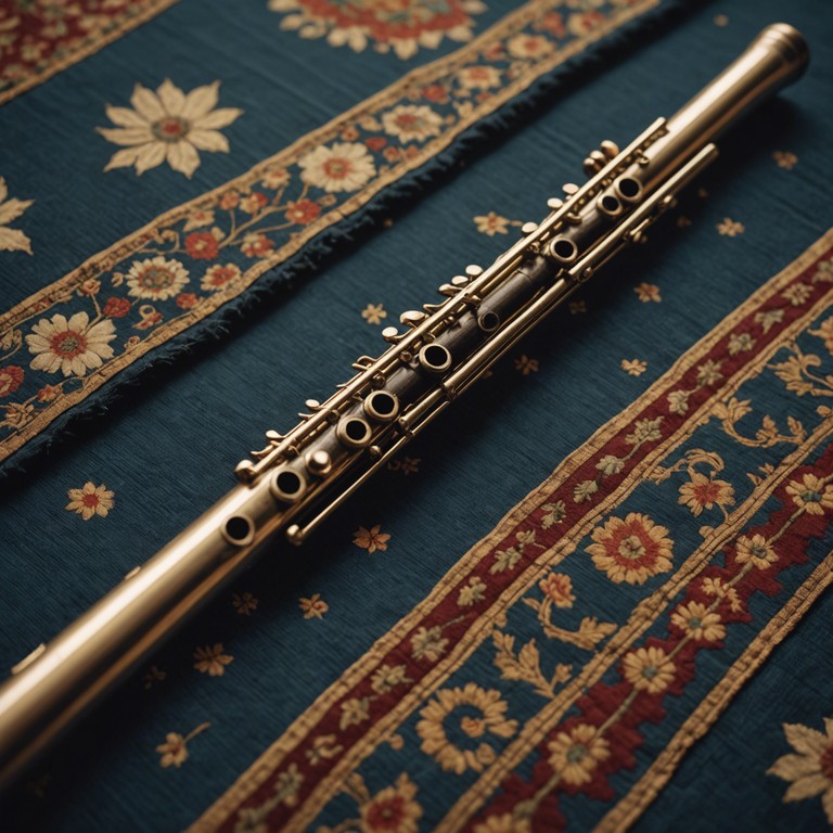 Delving deeper into the echoes of time, this variant emphasizes a more introspective journey. By focusing more on the individual experiences within historical periods, it offers a more personal, touching narrative accompanied by a flute's soul stirring tones.