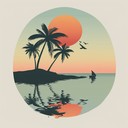 relaxing lofi with tropical ambiance and soothing steelpan.