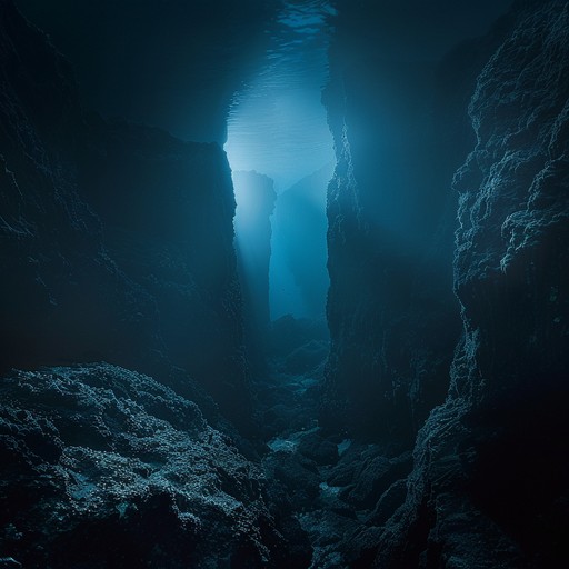 Experience an intense voyage through a shadowed, aquatic abyss, where every sound echoes with foreboding presence. Ethereal drones and haunting atmospheres envelope the listener, creating a sense of mystery and unease, as if traveling through unknown depths filled with hidden dangers and ancient whispers.