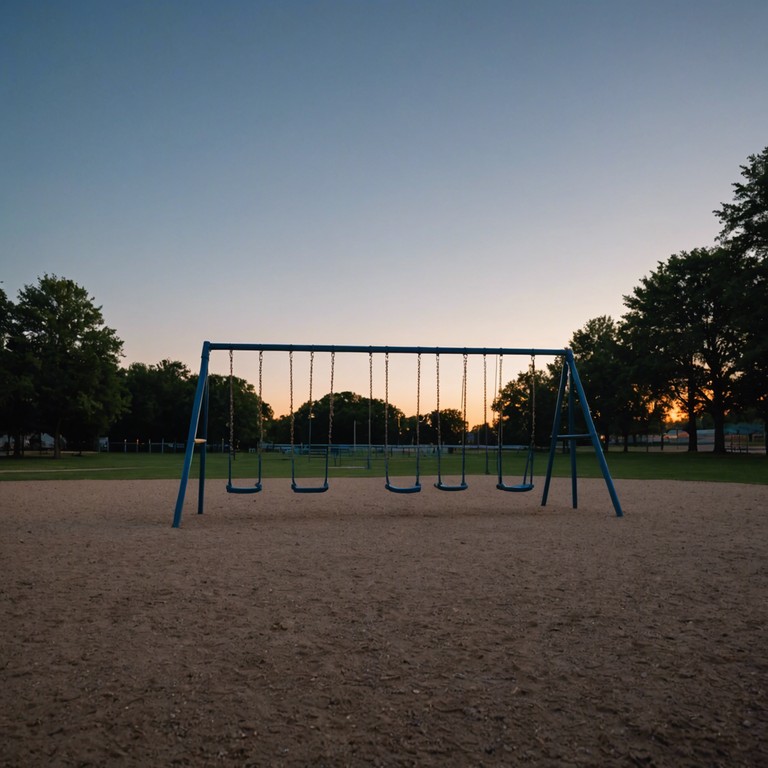 This track captures the quintessence of childhood nostalgia through a deeply moving, melancholic melody that meanders like the distant, sweet memories of playground whispers. It evokes the innocence of youth, intertwined with the bittersweet reality of growing up. The music gently flows, conveying feelings of longing and tender recollections of a time long passed.