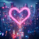 a gentle cyberpunk tune merging warmth and futuristic vibes