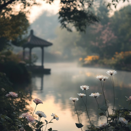 In a hauntingly beautiful composition, the traditional japanese koto embarks on a journey through time and sentiment, evoking the elegance and profound spirituality of ancient temples and serene landscapes. The delicate strings pull listeners into a world where every pluck resonates with the wisdom of centuries.