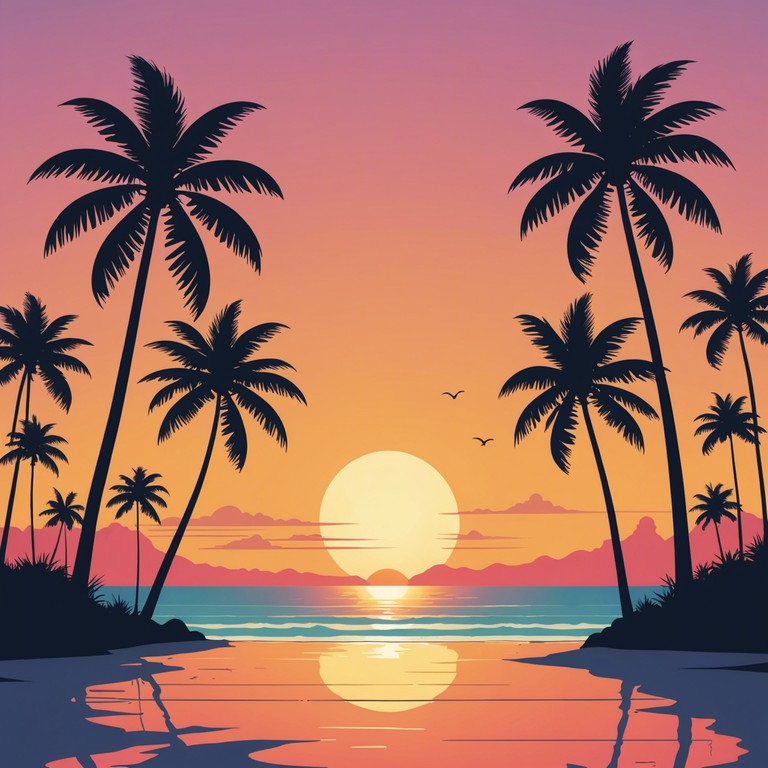 This instrumental piece embodies a victorious, upbeat mood as it weaves through sunny tropical rhythms and celebratory brass melodies, capturing the essence of success in a lush paradise setting.