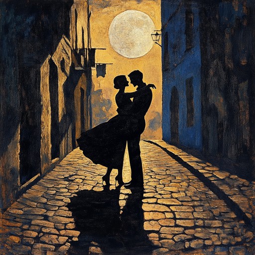 An instrumental tango piece that captures mysticism and intrigue, weaving haunting melodies with passionate rhythms under the veil of the night. The music evokes images of shadowy dance floors and whispered secrets under moonlight.