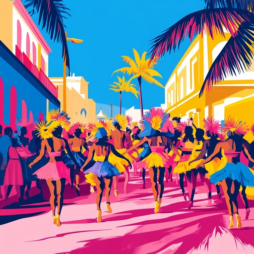 An energetic instrumental samba piece that evokes the vibrant atmosphere of brazilian street festivals, blending lively percussion with bright melodies to create a joyful and uplifting experience.