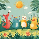 an upbeat tune that gets kids moving and grooving happily.
